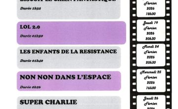 Programme Cinéma maison du Val d'Azun: février mars 2026