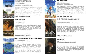 Programme Cinéma maison du Val d'Azun:  octobre/novembre 2026