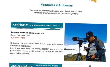 Animations automne Parc National