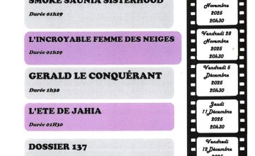 Programme Cinéma maison du Val d'Azun: novembre décembre 2025