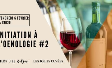 Vendredi 6 février à 19h30 :  Initiation à l'œnologie #2