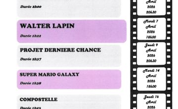 Programme Cinéma maison du Val d'Azun: mars 2026