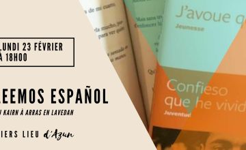 Lundi 23 février 18h00: ¡ Leemos español !