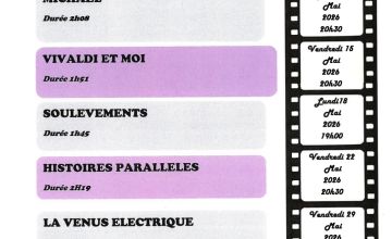 Programme Cinéma maison du Val d'Azun: mai 2026
