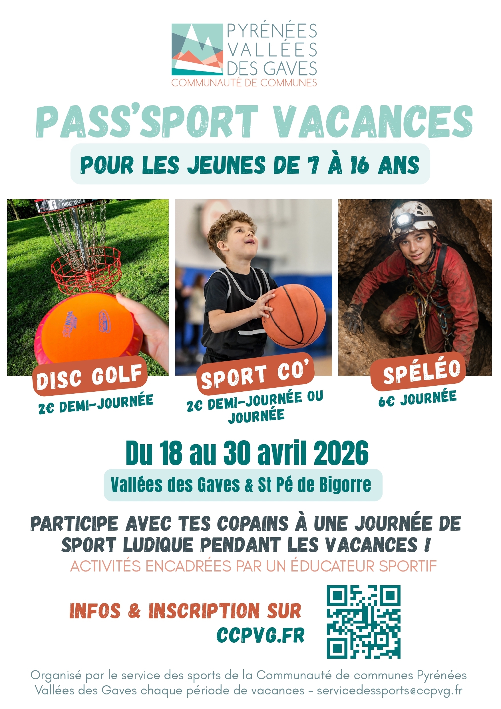 Affiche Passsport Vacances avril 2026 page 0001