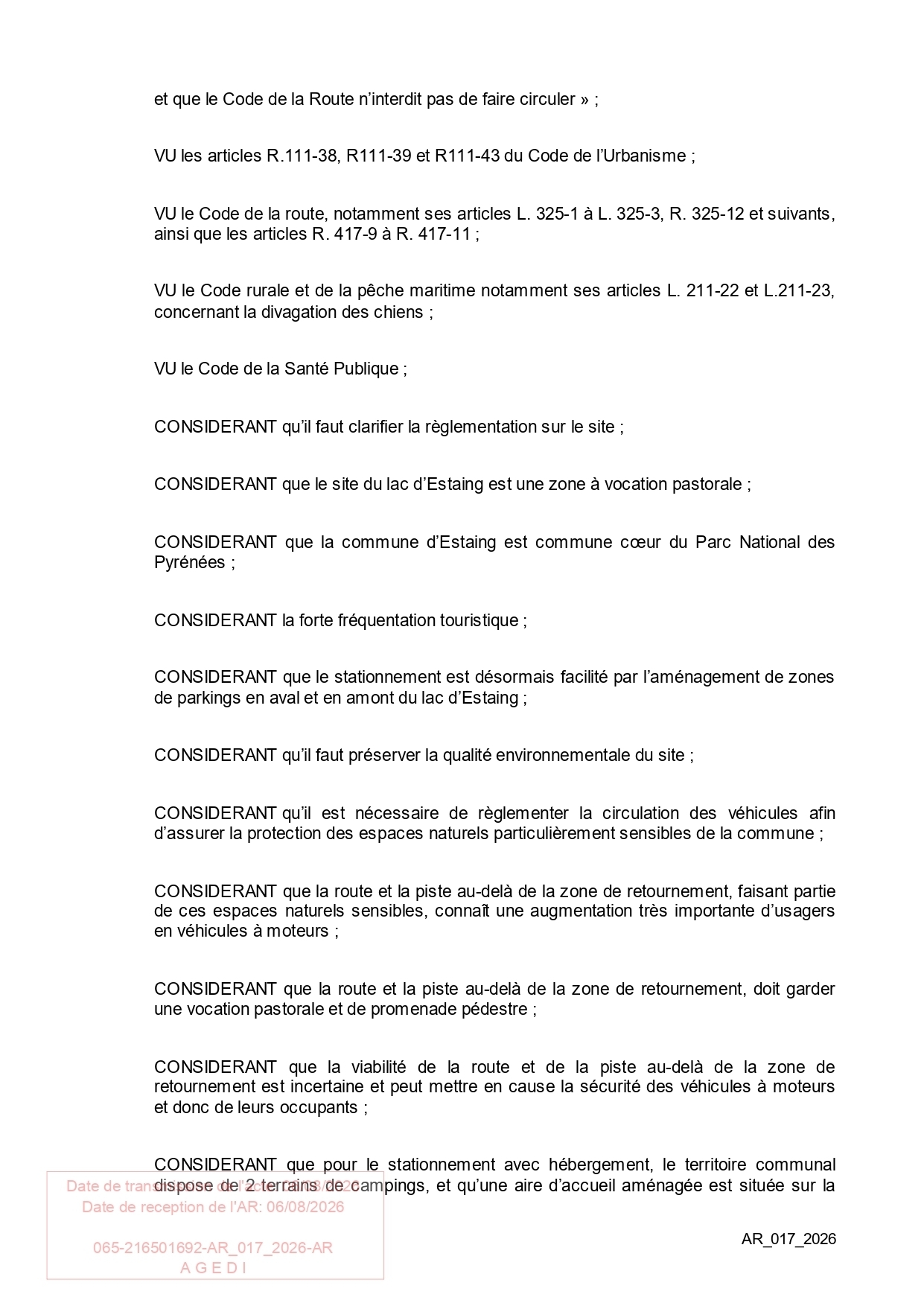 Arrêté lac plan page 0002