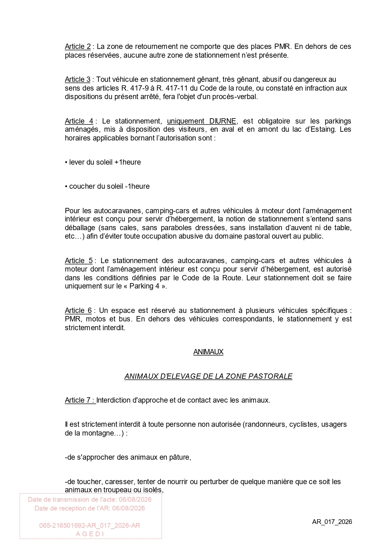 Arrêté lac plan page 0004