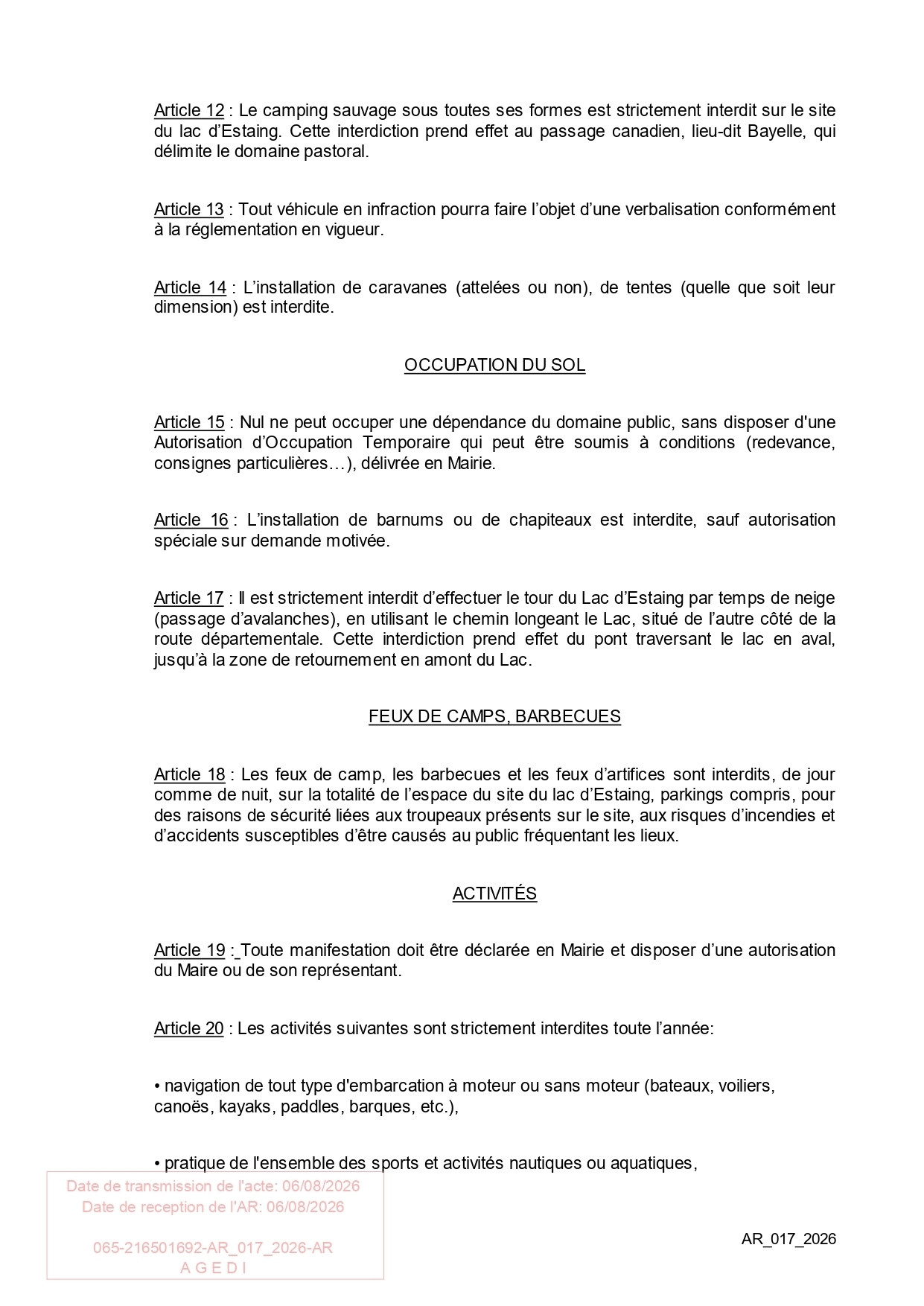 Arrêté lac plan page 0006