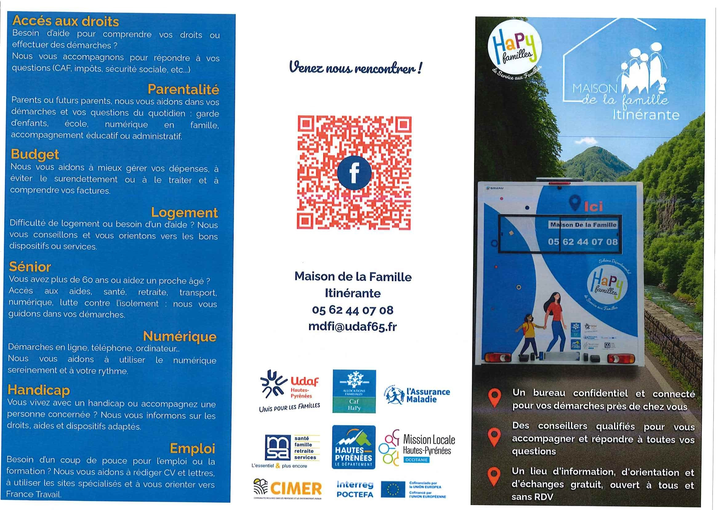 Flyer maison itinérante verso