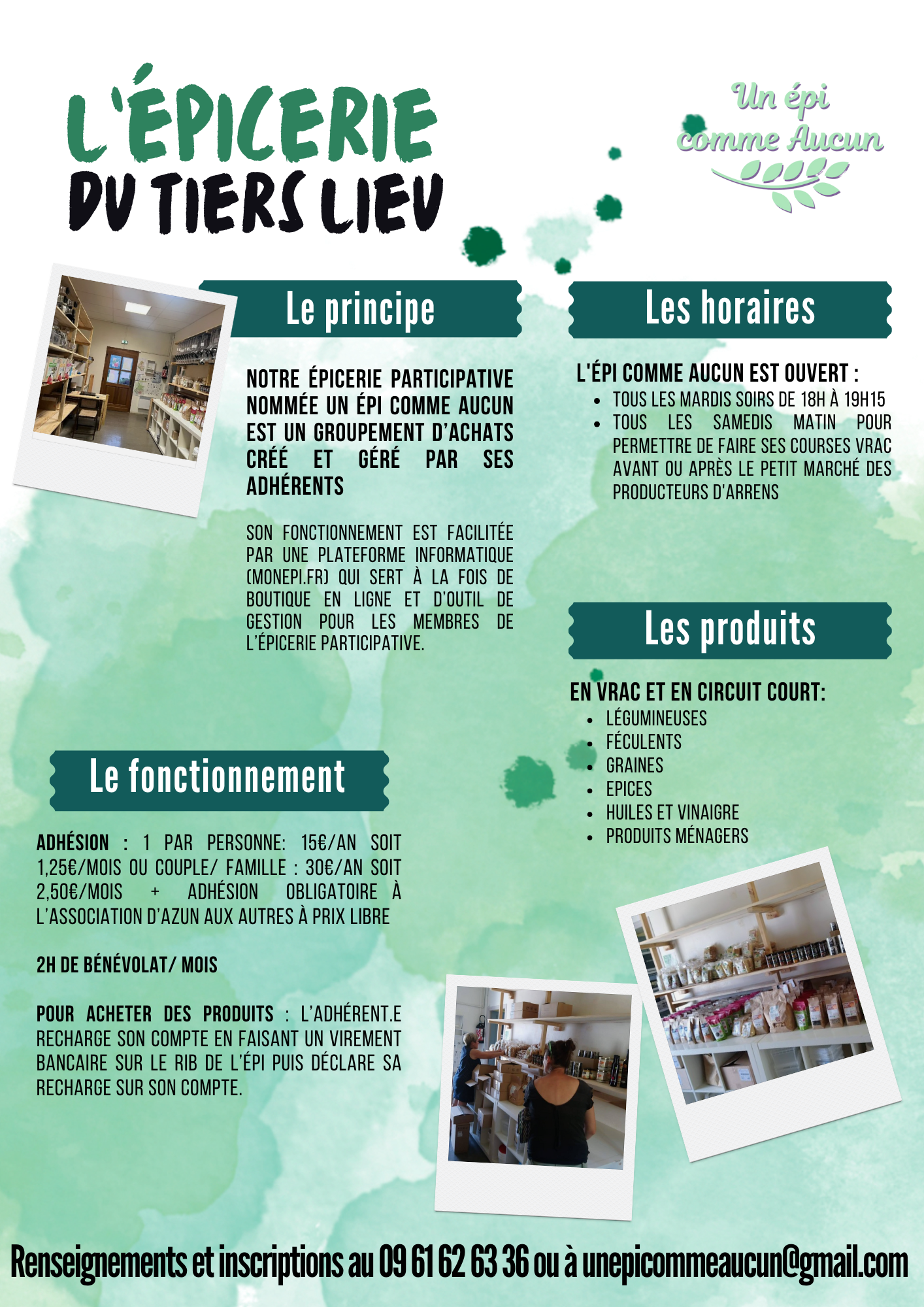 Tiers lieu épicerie