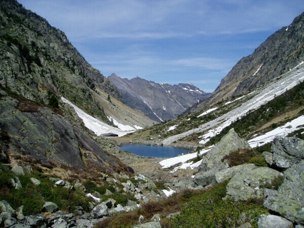 Le lac de Langle laquet situé juste avant darriver à Plaa de prat