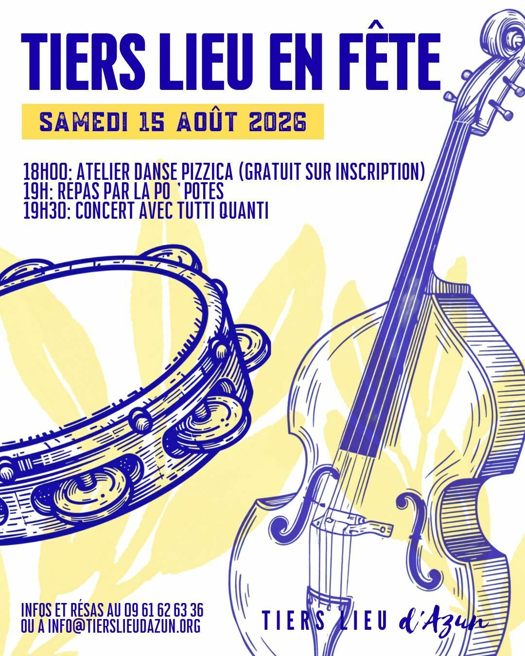 tiers lieu en fete